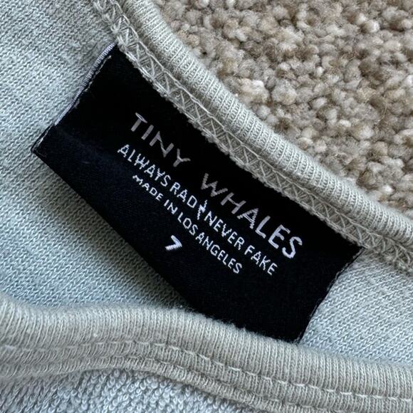 Tiny Whales Girls Sunshine Logo Retro Romper Sz 7 - Picture 4 of 4